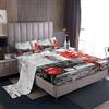 Loussiesd Big Ben - Set di lenzuola matrimoniali per ragazze, donne, uomini, camera da letto di Londra, cabina telefonica, morbido, romantico, retrò, set di lenzuola, grigio