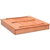 vidaXL Sabbiera in Legno di Abete 95x90x15 cm