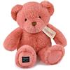 Histoire d'ours - Peluche Orso - L'orsacchiotto - Rosa Praline - 28 cm - Peluche super morbido da calinare per bambini e ragazze - Idea regalo per nascita, bambino, Natale e compleanno - HO3232