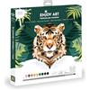 ENJOYART ENJOY ART Kit di pittura per numero, Tigre, 30 x 30 cm