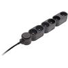 Zenitech Home, Cavo casa 6X16A Black Bloc tra HO5VVF 3G1 1,5m - con spina extrapla, B00ZXIZRIO