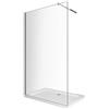 Laneri Parete Doccia, Walk in Reversible, 78-80 cm