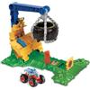 MATTEL - Hot Wheels Monster Trucks Arena Smashers Rhinomite - Playset Con 1 Truck Giocattolo E 2 Macchinine Schiacciate