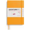 LEUCHTTURM1917 372739 Agenda settimanale Medium (A5) 2026, copertina morbida, Rising Sun, Inglese