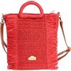 Don Algodon - Pochette Donna paglia con cerniera elegante - borsa spiaggia donna - borsa paglia donna - borse di rafia fatta a mano - borsa paglia mare - borsa spiaggia donna - borsa rafia - Cascaes