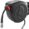 Poppstar Avvolgitubo per tubi ad aria compressa professionale (10m + 1m, diametro del tubo 5/16 (8x 12 mm)), connessione 1/4 BSPT giunto rapido, con riavvolgitore automatico e auto-stop