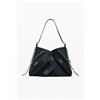 Desigual Borsa effetto pelle con fibbie media