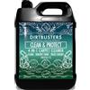 Dirtbusters - Pulizia e protezione, concentrato 4 in 1, 5 litri di soluzione di shampoo professionale per la pulizia di moquette e tappezzeria, detergente agli agrumi con neutralizzatore di odori