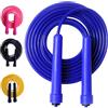 YSCARE Corda per saltare,Speed Corda di Salto Regolabile, Corda Per Saltare Professionale per Allenamento, Fitness, per Adulti, per Uomo, Donna, Bambini, Ragazze (Blu)