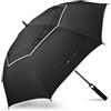 ZOMAKE Ombrello da Golf Grande 172cm - Automatico Ombrelli Pioggia Grandi Resistente Antivento Con Doppio Baldacchino - Extra Large Umbrella Per Uomo Donna(Nuovo Nero)