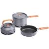 Fire-Maple Kit di Pentole da Campeggio Compatto Design Annidato Include Pentola, Bollitore e Padella Antiaderente Ideale per Pesca, Picnic e Campeggio