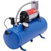 HauTour Potente compressore d'aria per auto da 12 V con serbatoio da 6 l, pompa per pneumatici da 150 PSI con manometro, motore in rame e tubo da 3,8 m, pompa compressore d'aria portatile per auto, bicicletta