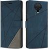 SONWO Cover per Nokia G10 / Nokia G20 / Nokia G30 Custodia, Flip Caso in PU Pelle Case Cover Premium Portafoglio Custodia per Nokia G10 / Nokia G20 / Nokia G30, Slot per Schede, Supporto Stand, Blu