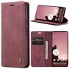 owlhold Cover Google Pixel 9A, Magnetica Portafoglio Flip[Antiurtoo][Cavalletto][Carta Fessura] Cover Pelle per Pixel 9A-Vino Rosso