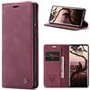 Phernykas Cover per Huawei P30 Pro Libro Pelle Portafoglio, [Porta Carte] [Magnetica] Premium PU Flip Wallet Custodia Cellulare Protection per P30 Pro Leather Case, Vion-rosso