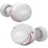 JVC auricolari True Wireless, Cancellazione attiva del rumore, leggere, design elegante, Bluetooth 5.2, Waterproof (IPX4), 21H autonomia, modalità a bassa latenza per il gioco, HA-Z330T-P, rosa