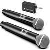MAILANGSHI Microfono karaoke, microfono con tecnologia di connessione uno a uno, trasmissione stabile, meno latenza, per cantare, microfono senza fili per feste a casa (Brown)