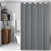 CXTAI Tenda da Doccia 180 x 200 cm, Antimuffa, Lavabile, Idrorepellente, 100% Poliestere, con 12 Ganci - Grigia