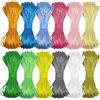 EBOBBY Fili per Braccialetti 1.5mm Cordino di Nylon Corda 240 Metri 12 Colorati Fili Cordoncino di Nylon Rattail Corda di Seta Corda di Filo per Braccialetti per Brasiliani Braccialetti Dell'amicizia