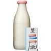 MOOPOPS - Tappo per bottiglia da 1 litro (non 1 pinta). 2 tappi in silicone riutilizzabili progettati per adattarsi a bottiglie standard (43 mm) da 1l e 500 ml (blu e rosa)