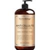 NEW YORK BIOLOGY THE ULTIMATE COSMECEUTI New York Biology Anti Cellulite Treatment Massage Oil - All Natural Ingredients - Infused with Essential Oils - Penetrates Skin and Targets Unwanted Fat Tissues - 8 oz