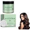 Crsetmyth Rosemary Scalp Scrub - Esfoliante per Cuoio Capelluto Con Rosmarino E Olio Di Menta, Rimuove Forfora, Include Massaggiatore per Cuoio Capelluto in Silicone