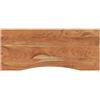 vidaXL Piano Scrivania 120x50x2,5cm Rettangolare Legno Massello Acacia, Piano per scrivania in Legno, Piano per scrivania da Ufficio, Piano