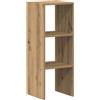 vidaXL Libreria Impilabili Rovere Artigianale 30x30x80 cm Truciolato, scaffale per Libri, scaffale, scaffale Contenitore, armadietto portaoggetti