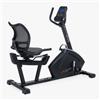 JK FITNESS Cyclette Recumbent JK 324 - Cyclette Elettromagnetica con 16 Livelli Resistenza, Compatibile Zwift & Kinomap
