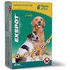 Exspot 6x1ml - Gocce Antiparassitario Cane - Pipette Per Cani Di Taglia Piccola E Media. Protegge Da Zecche, Pulci, Pappataci, Pidocchi E Zanzare. 6 pipette da 1ml