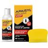 APAISYL, Lozione Anti-Pidocchi Xpert, Uccide 100% dei Pidocchi e delle Lendini in 1 ora, 1 sola Applicazione, Micro-emulsione brevettata, Pettine in offerta, 100 ml
