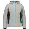 Cmp Giacca Softshell Jacquard, Bambina, Gesso, 98, Gesso