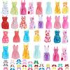 RYAN 60 Pezzi Vestiti Bambole 30 Mini Abito e 30 Paia di Scarpe Vestiti e Accessori alla Moda Set non Include Bambola per Bambole da 11 Pollici (Consegna Casuale)