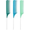 RAMTRIO Pettine per capelli, 3 misure, per parrucchiere, antistatico, professionale, per parrucchiere, parrucchiere, parrucchiere, 3 misure