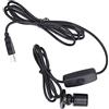 Mumusuki Mini Faretto LED Dimmerabile USB 5V in Alluminio con Cavo da 2 M Piccola Luce D'accento per Dipingere Piante per Vetrina per Gioielli Modello Espositore Scaffali (Luce Bianca)