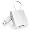 LENTION USB C a 4K HDMI, Adattatore AV Digitale, Adattatore da Thunderbolt 3 a HDMI, per MacBook Pro 2023-2016, Nuovo Mac Air/iPad, Driver Stabile (CB-4KHDMI, Argento)