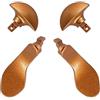 LiXiongBao 4PCS Paddle Posteriori in Metallo per PS5 DualSense Edge Controller, Ricambi Intercambiabili per PS5 DualSense Edge Wireless Controller (Oro) [video game]
