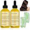 GAROMIA Olio per capelli naturale olio di rosmarino olio per capelli per la crescita dei capelli olio per capelli rosmarino con olio biologico di rosmarino olio di ricino olio di mandorle e olio di