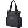 ISEYOU Borsa Tracolla Donna Grande, Tote Bag con Cerniera, Borse Donna a Mano in Nylon Leggero, Tessuto Oxford Impermeabile Shopper con Tasche Multiple, per Shopping Viaggi Lavoro Università
