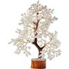 Feng Shui sette chakra pietra preziosa naturale cristallo albero dei soldi bu...