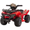 HOMCOM Mini Quad Elettrico per Bambini 18-36 Mesi con Batteria 6V