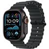 Apple Watch Ultra 2 GPS + Cellular 49mm Cassa Titanio Nero con Nero Ocean Band