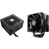 ENERMAX MARBLEBRON II 650 Watt modulare 3.1 ATX Gaming Alimentatore 80PLUS Bronze & ETS-T41D CPU Cooler Digital Status Display Bundle; EMB650-T41D
