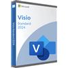 Microsoft. Visio Microsoft Visio Standard 2024 - Attivazione Online - Fatturazione Italiana