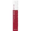 Maybelline New York Rossetto Matte SuperStay Matte Ink, Tinta Labbra a Lunga Tenuta, Colore Intenso e Vibrante, No Transfer, Ruler (80), 5 ml