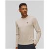 Aeronautica Militare Maglione Beige In Lana Da Uomo Aeronautica Militare