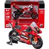 MAISTO - Ducati Lenovo Team 2023 Bagnaia #1 - Modellino Realistico Moto in Scala 1:18, Licenza Ufficiale Ducati, Età Consigliata 3+ Anni