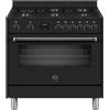 Bertazzoni MPL96L1ENNC cucina a gas da 90 cm, 6 fuochi, forno elettrico