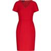 APART Fashion Etuikleid Vestito, Colore: Rosso, 44 Donna