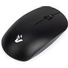 VulTech MW-09N Mouse Wireless Ricaricabile, Silenzioso con Click Ultra Silenzioso, 1600 DPI, 3 Pulsanti, USB 2.4GHz, Type-C, Ricevitore Nano, Compatibile con PC, Laptop e Mac